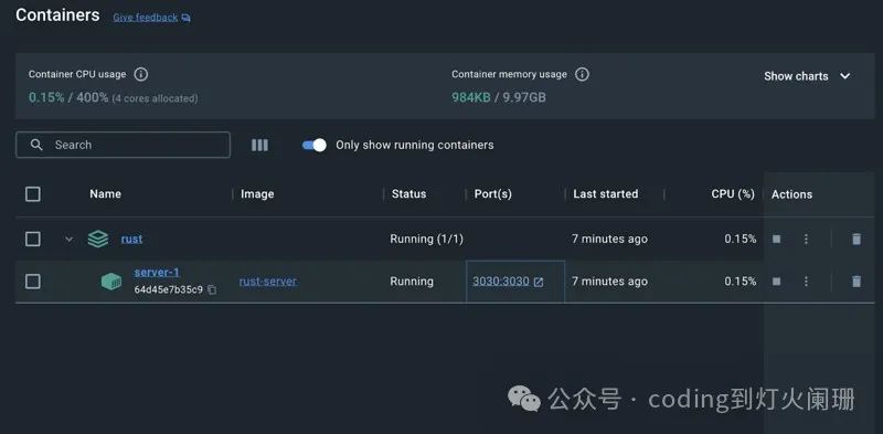 使用 Docker Init 在 2 分鐘內容器化 Rust 應用 - 閱坊